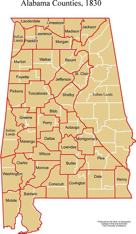 Alabama Map Us Map Of Alabama The Detailed Map Shows The Us State