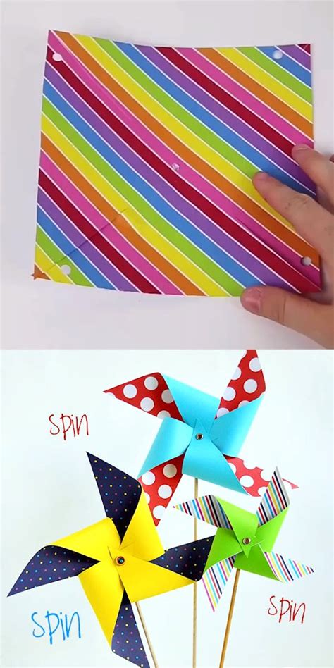 Quick N Easy Giant Paper Pinwheels Video Video Pinwheels Paper