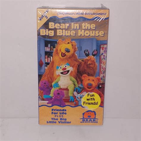 Bear In The Big Blue House Volume 2 Vhs Vcr Grelly Usa
