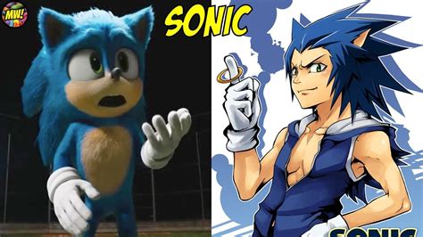 Los Personajes De Sonic Si Fueran Anime Youtube
