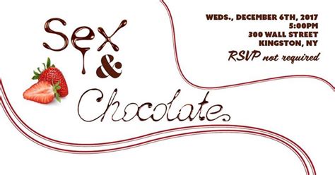 Sex And Chocolate Big Gay Hudson Valley