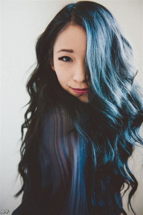 Dark Blue Black Hair Tumblr 2015 2016 Fashion Trends
