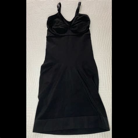 Spanx Intimates Sleepwear Spanx By Sara Blakely Shapewear Tank Slip Dress Large Black