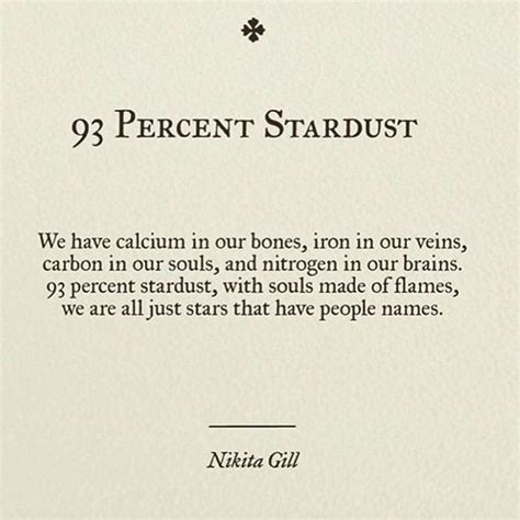 We Are All Just Stars That Have People Names Stardust Stars Nikita