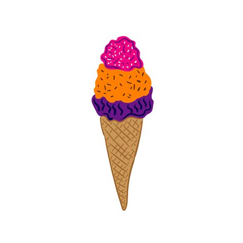 Ice Cream Vector Illustration Food Illustrations ~ Creative Market