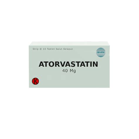 Atorvastatin 40 Mg 10 Tablet Kegunaan Efek Samping Dosis Dan Aturan
