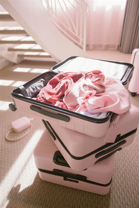 Built For Modern Travel Pink Suitcase Pink Luggage Suitcase