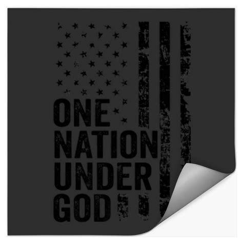 One Nation Under God Christian Faith Usa Flag 4t Stickers Sold By