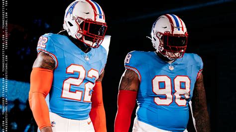 Titans To Wear Oilers Throwback Uniforms On Sunday Vs The Falcons And