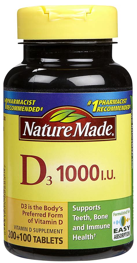 Vitamin d is the only nutrient your body produces when exposed to sunlight. Nature Made Vitamin D Only $1.49 at Walgreens