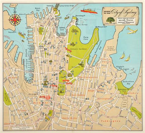 Guide To The City Of Sydney Issued Under The Auspices Of The British