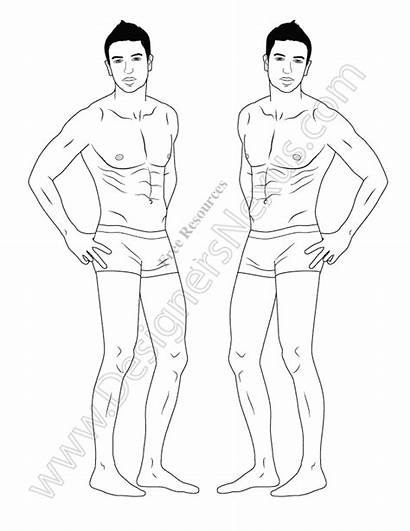 Croquis Templates Figure Male Template Drawing Croqui