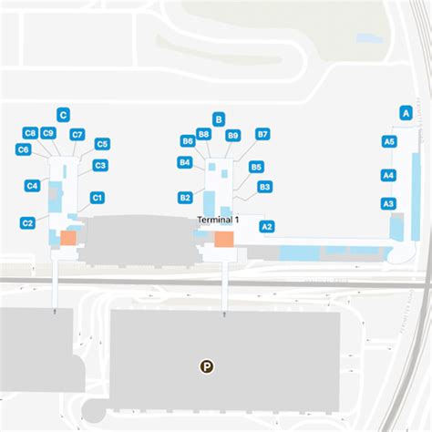Fort Lauderdale Hollywood Airport Fll Terminal 4 Map