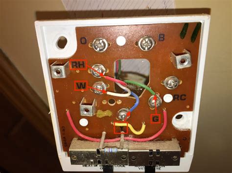 Thermostat wires are named by color, r means red, w means white, y means yellow etc. Honeywell RTH2300 Thermostat Installation Instructions - Share Your Repair