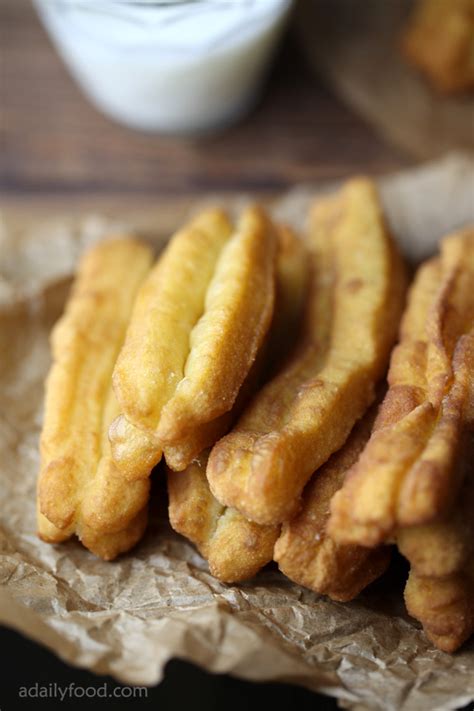 Deep Fried Dough Sticks（you Tiao A Daily Food Recipe Fried