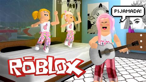 Pijamada En Roblox Con Goldie Bloxburg Roleplay Titi Juegos Youtube