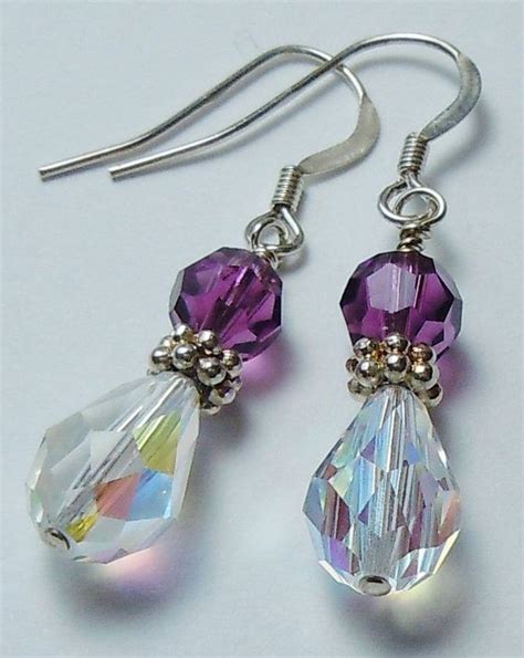 Swarovski Crystal Beaded Earrings You Choose By Bestbuydesigns