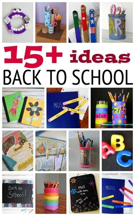 15 Fun Back To School Ideas Crafts By Amanda Back To School Crafts