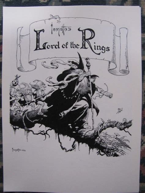 Frank Frazetta Lord Of The Rings Signed Portfolio New W