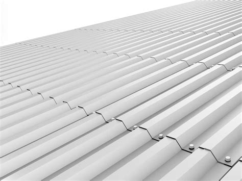 Premium Photo Steel Roof Sheets Metal Sheet Roof On White Background