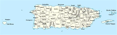 Mapa De Puerto Rico Por Zonas