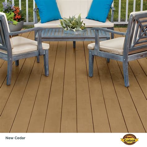 Cabot New Cedar Solid Exterior Wood And Sealer 1 Gallon In The