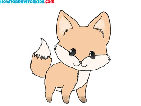 How To Draw An Easy Fox Easy Drawing Tutorial For Kids