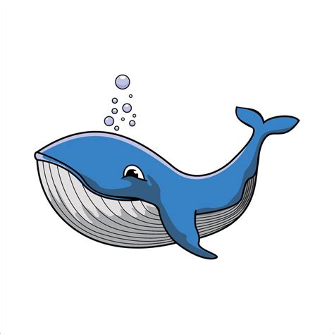 Desenho De Baleia Azul Ilustração De Desenho Animal Grande ícone