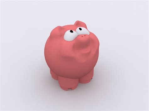 Pink Cartoon Pig 3d Model Files Free Download Modeling 21956 On Cadnav