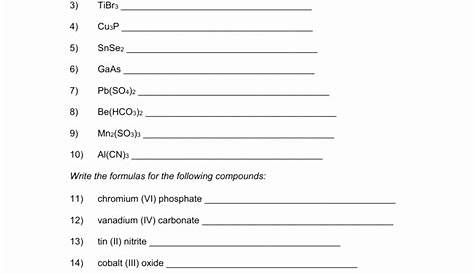 ionic and covalent bonding worksheets