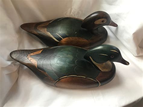 I Have A Set Of Hand Carved Wooden Duck Decoys Signed By The Artist