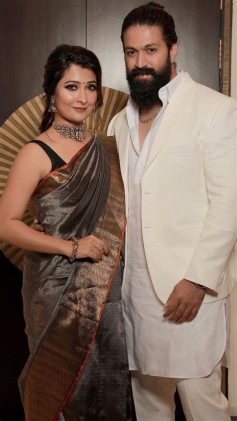 Kgf Hero Yash With His Wife Radhika Pandit Photoshoot