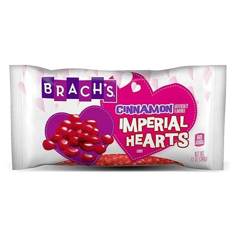 brach s cinnamon imperial valentine s day hearts hard candy cinnamon heart candy