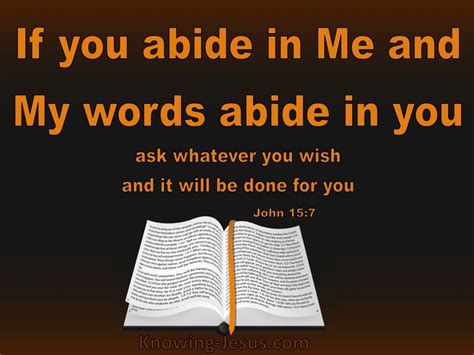 John 157 Abide In Me And I In You Brown