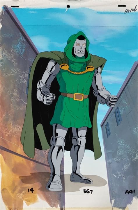 Dr Doom Pan Cel From Fantastic Four Tv Show S1 Ep 14 In Yaniv Es My