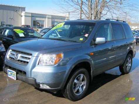 2008 Steel Blue Metallic Honda Pilot Ex 4wd 45498893