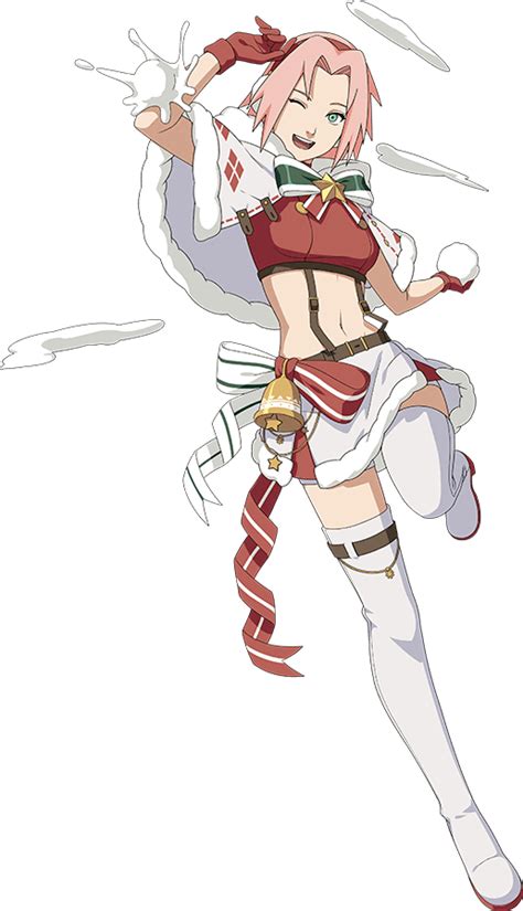Haruno Sakura Naruto Series Naruto Shippuuden Official Art Girl Bell Belly Belt