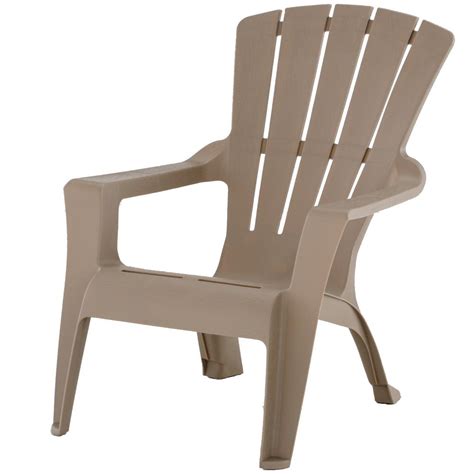 Outdoor patio adirondack chair traditional curveback white plastic relax durable. Unbranded Mushroom Resin Plastic Adirondack Chair-240855 ...