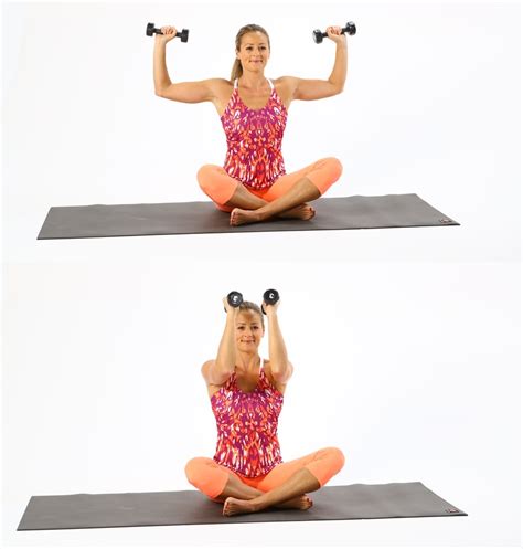 The Bicep And Deltoid Squeeze Best Arm Exercises For Women Popsugar