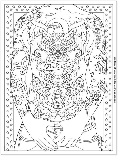 Best Tattoo Coloring Pages For Adults Coloring Pages The Best Porn