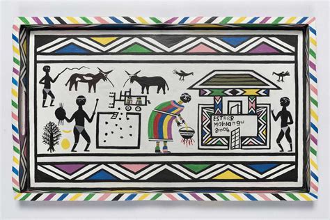 Lot 143 Esther Mahlangu South Africa 1935