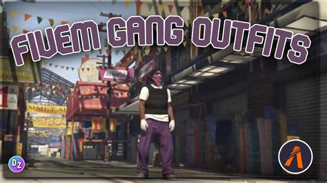Purple Fivem Gang Outfits Tutorial Unive Youtube