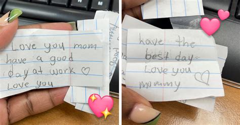 Mom Discovers That Her Daughter Writes Her Cute Little Notes And Hides