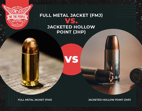 Full Metal Jacket Fmj Vs Jacketed Hollow Point Jhp