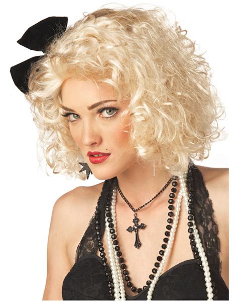 80 s pop star wig 1980 s madonna costume accessory