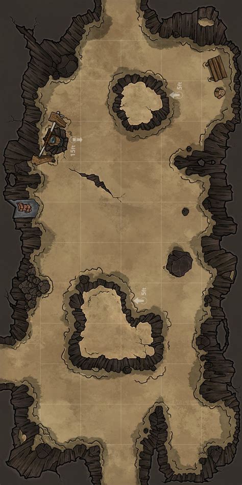 Underground Cavern Battle Map Fantasy City Map Dungeon Maps Dnd Porn