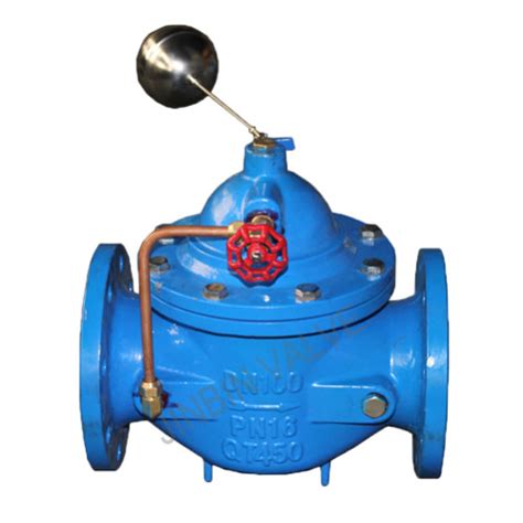 The small outlet pipe feeds media into the float valve assembly, which can be placed anywhere downstream over the tank. 100X Hydraulic float control valve for water level ...