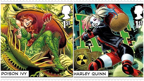 Batman Joker And Harley Quinn Feature On Comic Book Stamps Stv News