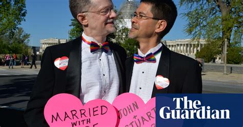 activists gather as supreme court hears arguments on same sex marriage in pictures us news