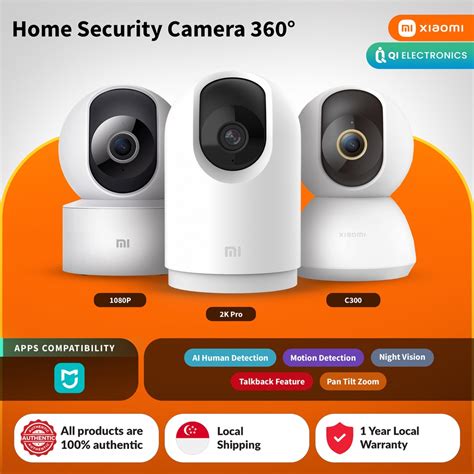 Xiaomi Mi Home Security Camera 360° 1080p 2021 Version 2k C300
